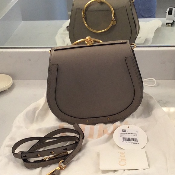 Chloe Handbags - Chloe Nile Bag, Motty Grey. Barely used.
